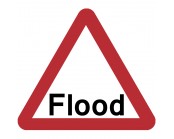 Flood Road Sign Plate 600mm